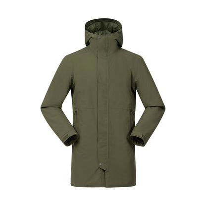 Bergans Urban Insulated Shell Coat Men Dark Green Mud