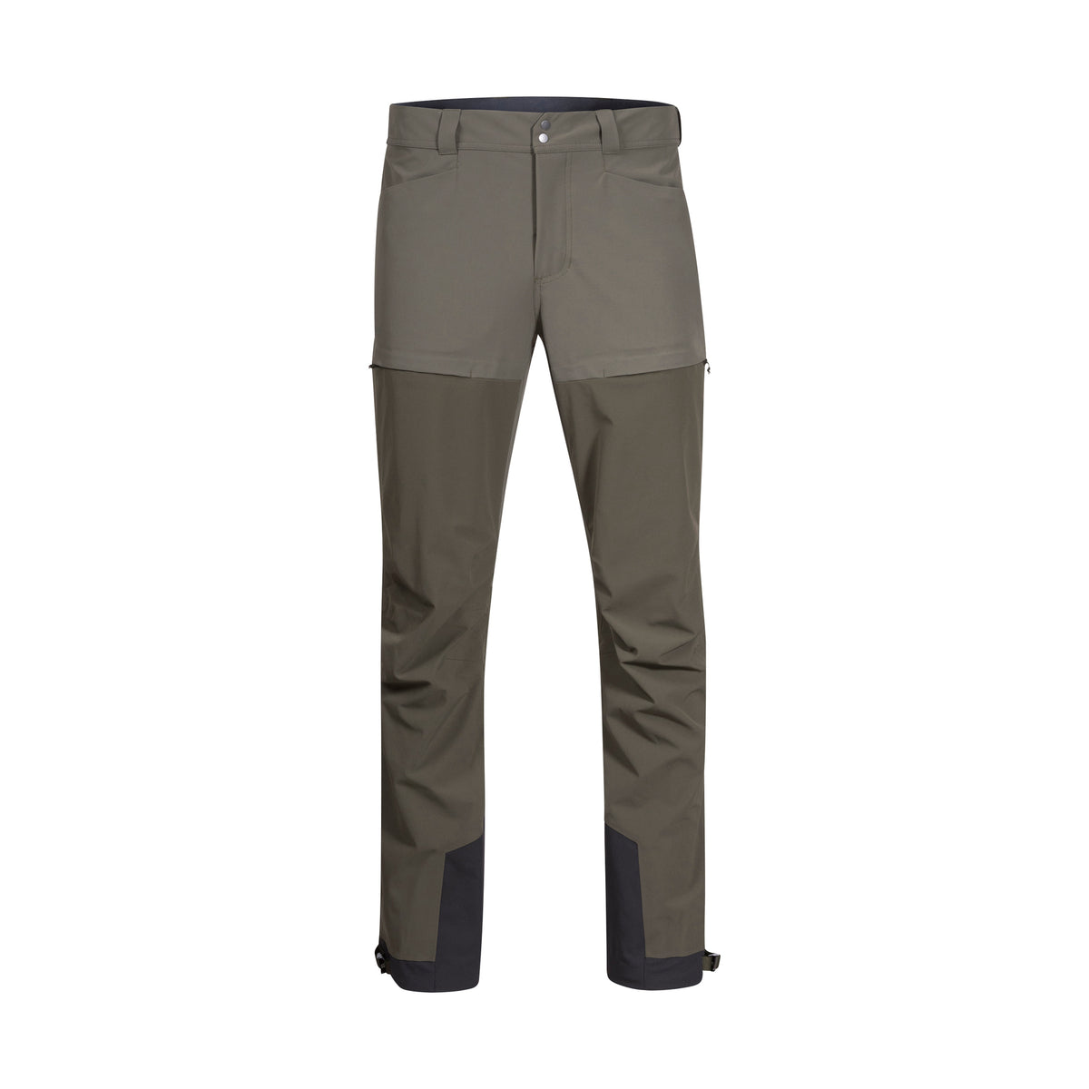 Bergans Bekkely Hybrid Pants Dark Green Mud / Green Mud
