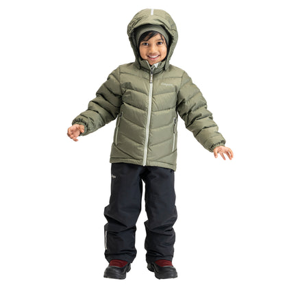Bergans Kids Warm Down Jacket Green Mud