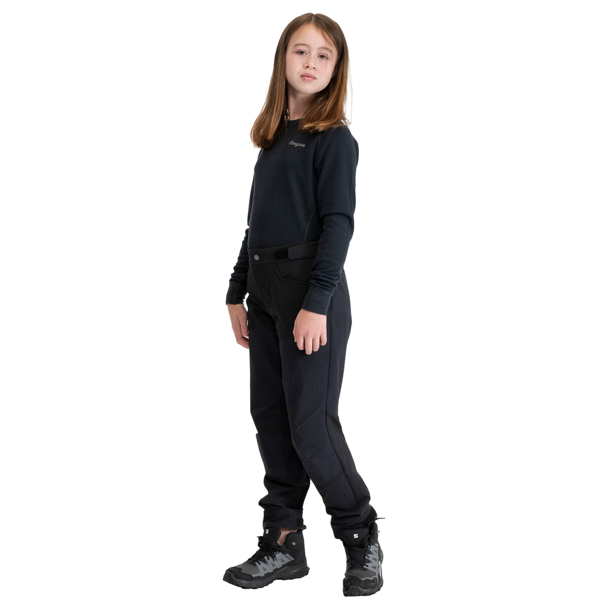 Bergans Junior Softshell Hiking Pants Black