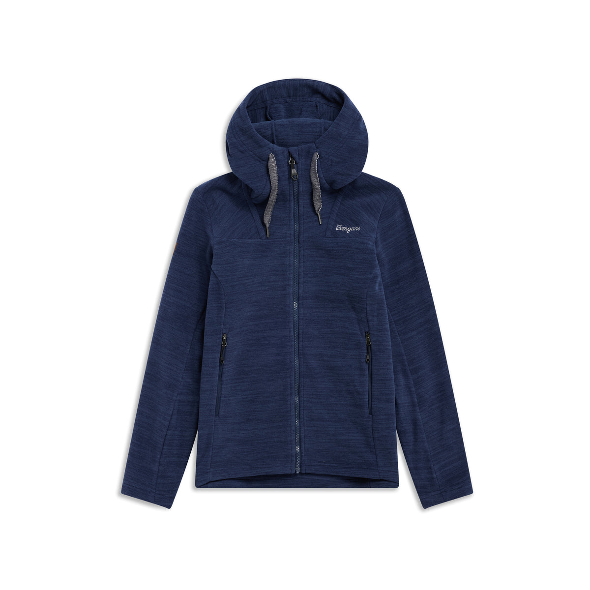 Bergans Hareid Fleece Hood Jacket Women Navy Blue
