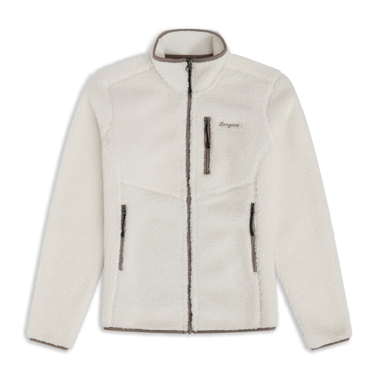 Bergans Lunnan Pile Fleece Jacket Women Vanilla White