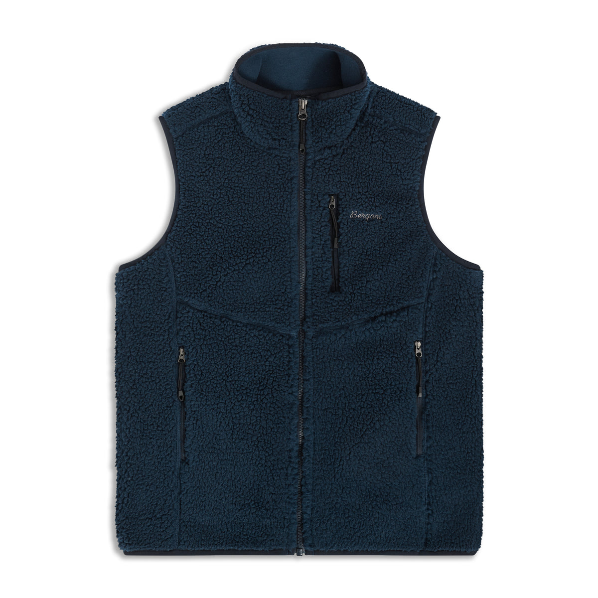 Bergans Lunnan Pile Fleece Vest Women Navy Blue