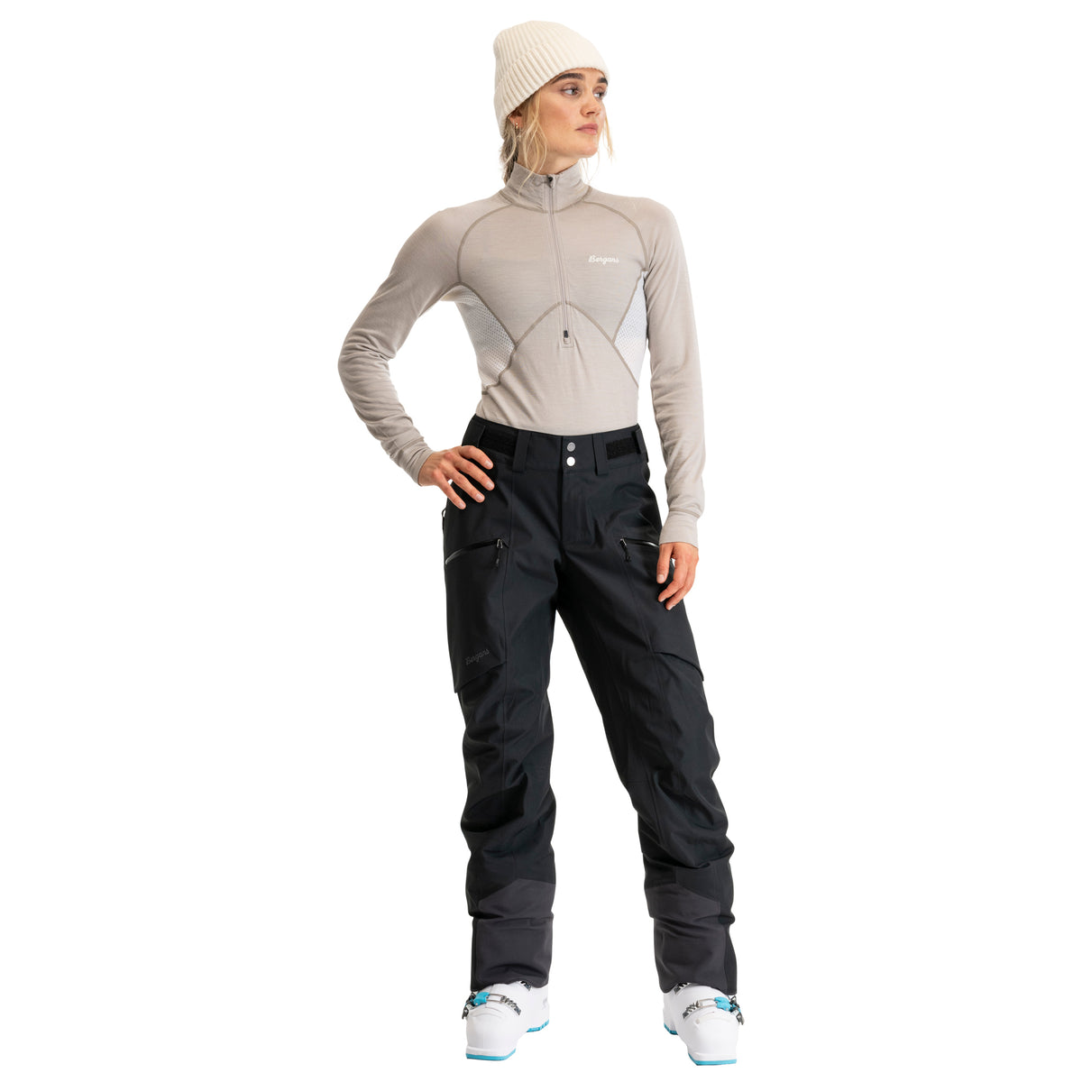 Bergans Oppdal 3L Shell Pants Women Black