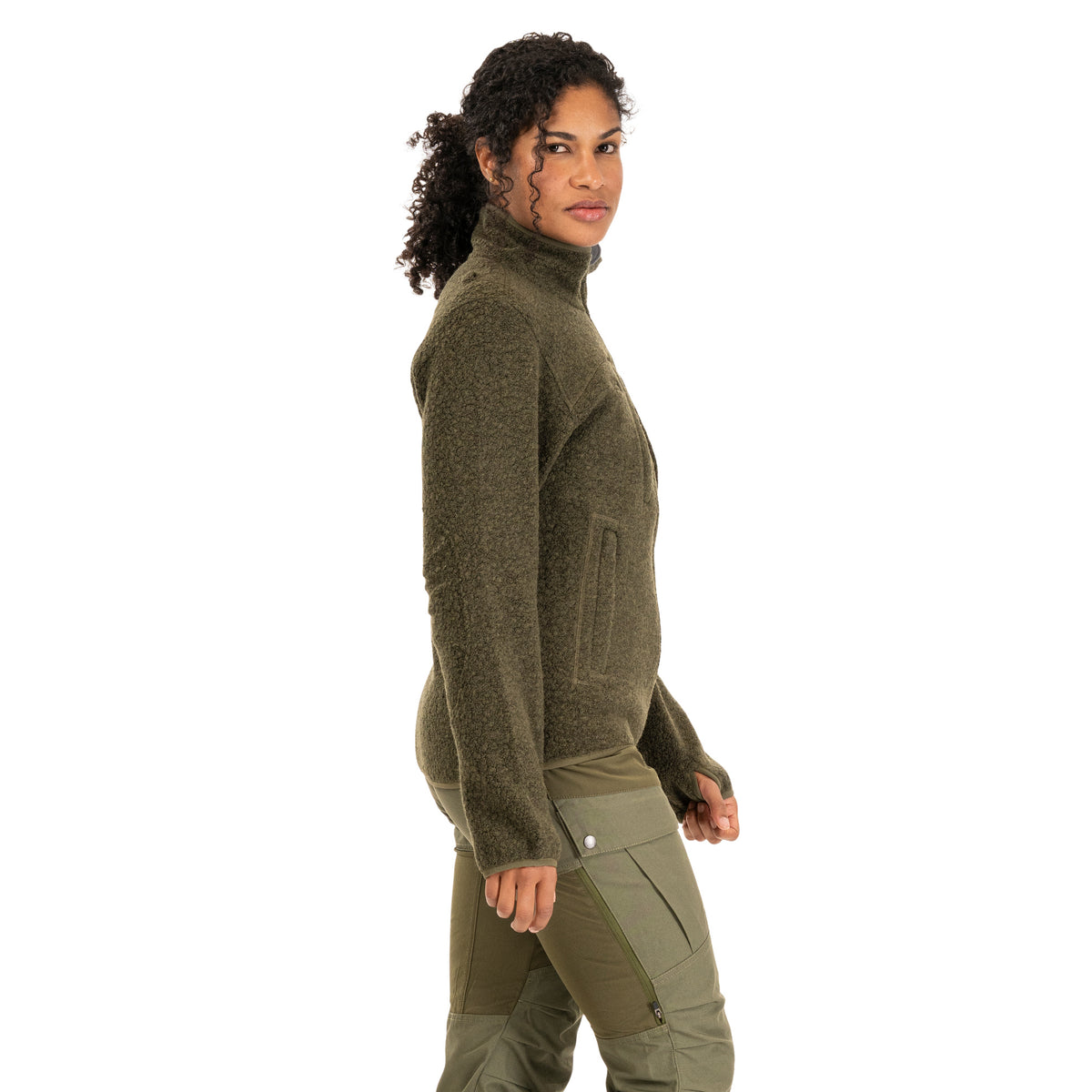Bergans Myrull Outdoor Jacket Dark Green Mud