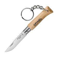 Opinel N°04 Keychain Beech Stainless Steel - NatureLife