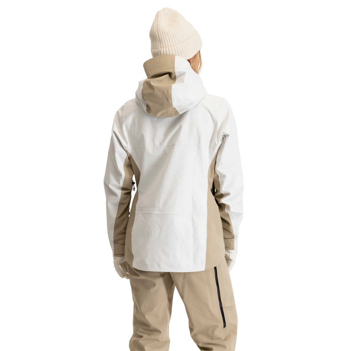Bergans Oppdal 3L Shell Jacket Dam Arctic White/Sandstone