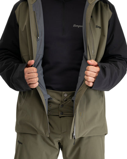 Bergans Oppdal Insulated Shell Jacket Men Pine Forest/Black