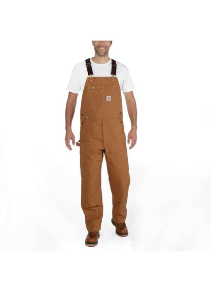 Carhartt Duck Bib Overall Brown - NatureLife