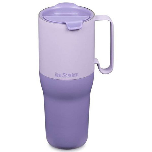 Klean Kanteen Rise Tumbler Flip Lid w Straw 1L Termosmugg Orchid Bloom - NatureLife