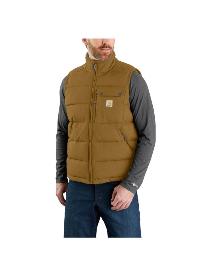 Carhartt Loose Fit Midweight Insulated Vest Oak Brown - NatureLife