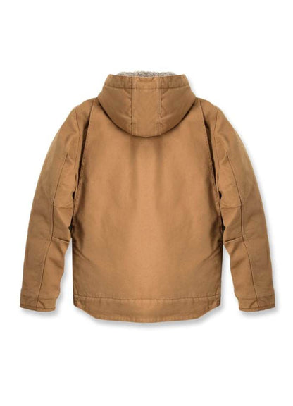 Carhartt Washed Duck Sherpa Lined Jacket Brown - NatureLife