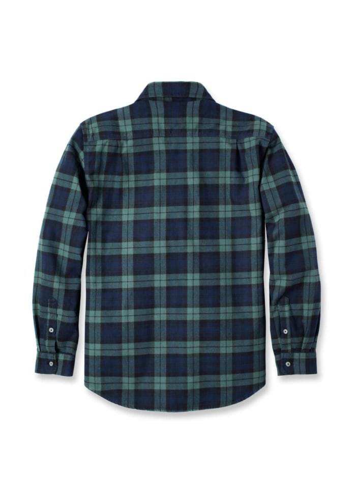 Carhartt Heavy Flannel L/S Plaid Shirt Frosted Balsam - NatureLife