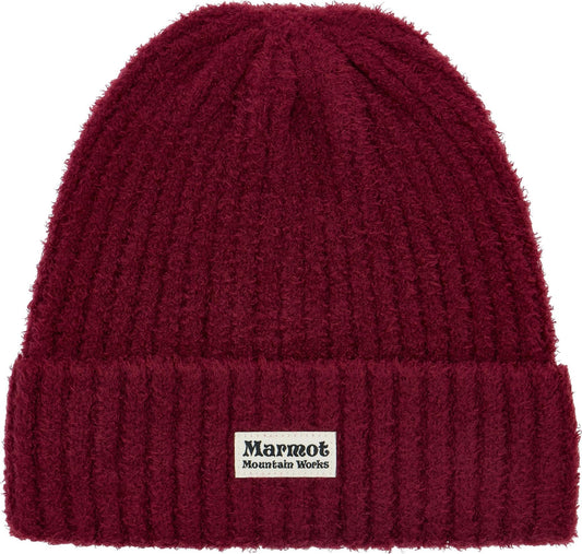 Marmot Women's Fuzzy Beanie Acai Berry