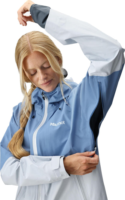 Marmot Women's Seeker Goretex Jacket Rain Cloud/Vapor