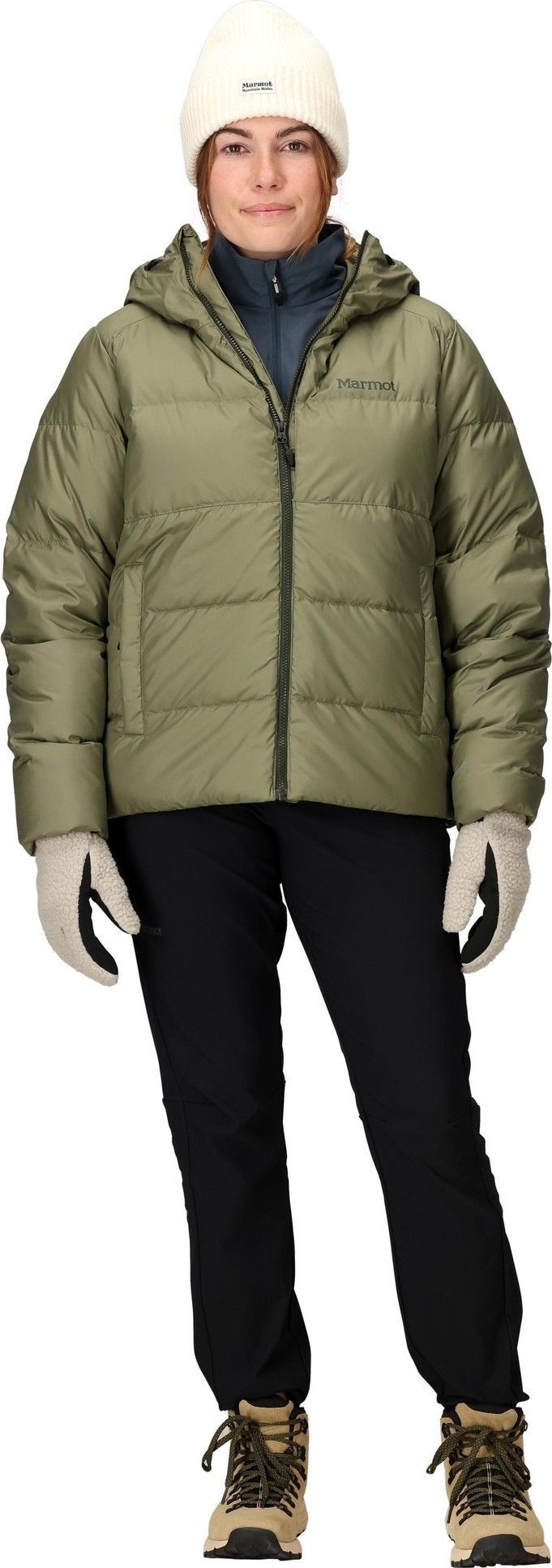 Marmot Wm's Guides Down Hoody Olive Grove