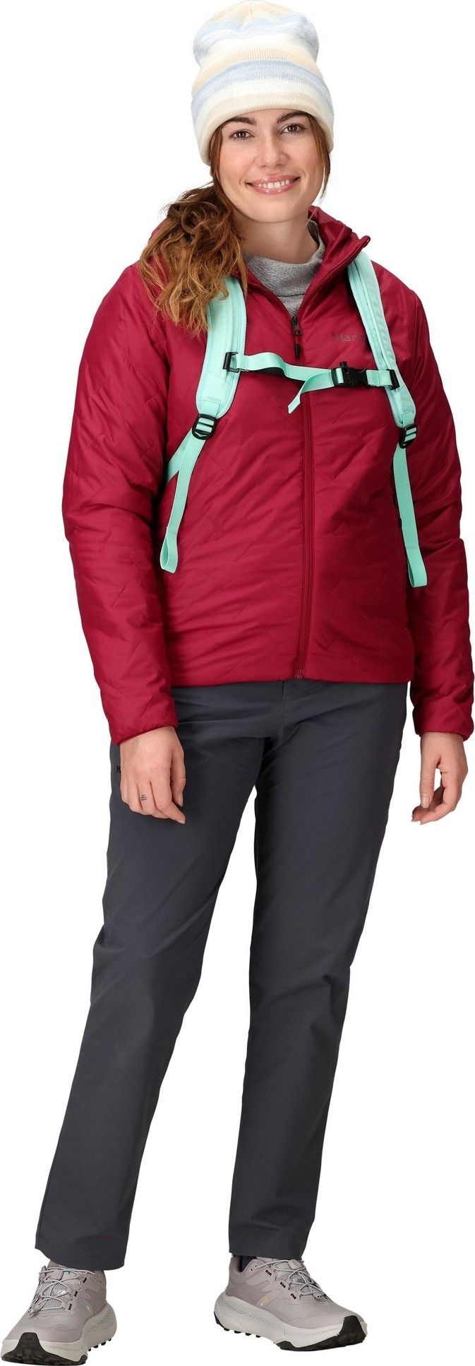 Marmot Wm's MonoQuilt Hoody Red Mulberry