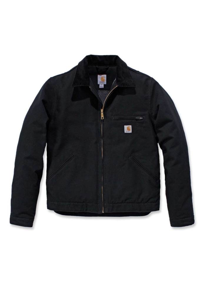 Carhartt Duck Detroit Jacket Black - NatureLife