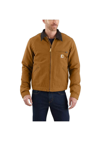 Carhartt Duck Detroit Jacket Brown - NatureLife