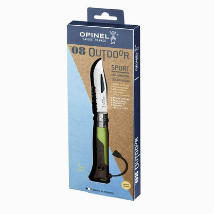 Opinel N08 Outdoor Green - NatureLife