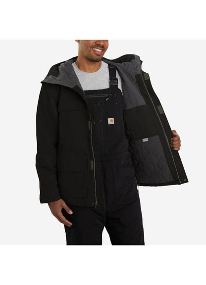 Carhartt Super Dux Bonded Chore Coat Black - NatureLife