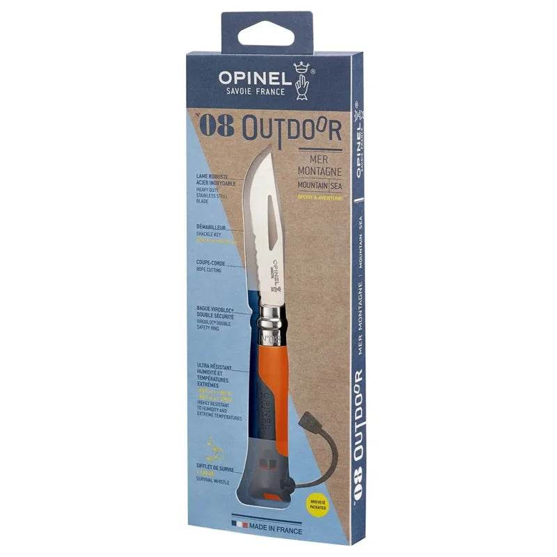 Opinel N°08 Outdoor Soft Orange - NatureLife