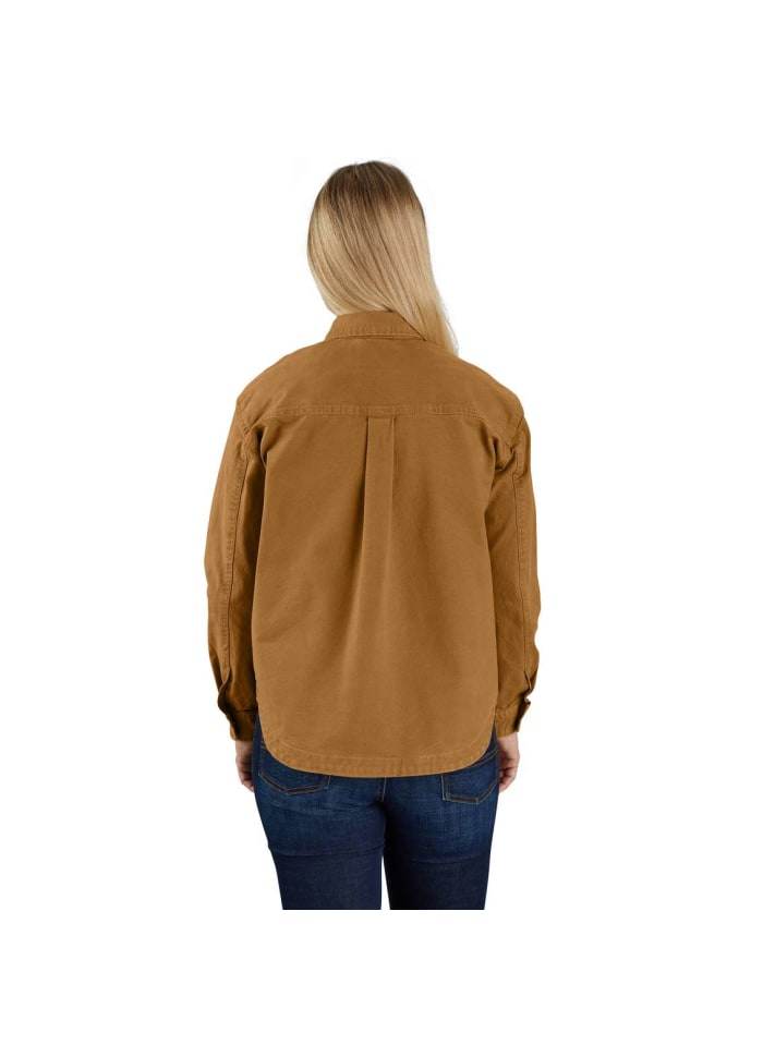Carhartt Heavyweight Duck Overshirt Brown - NatureLife
