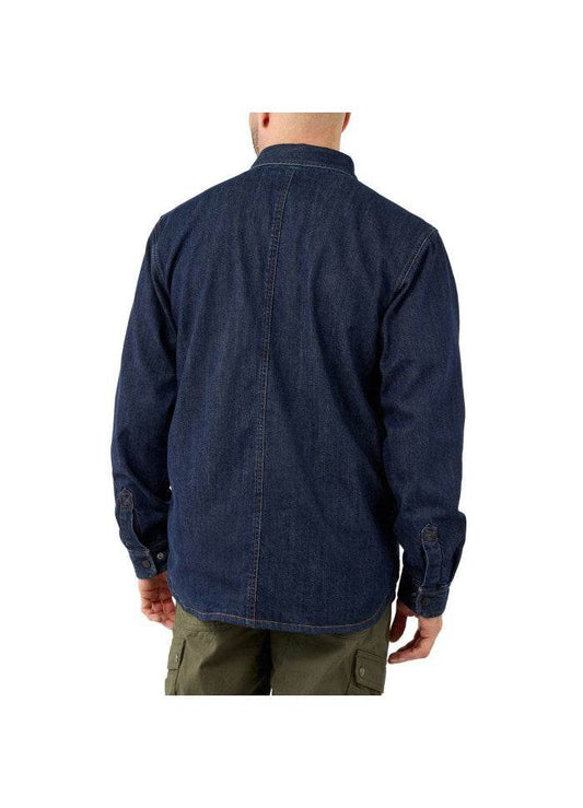 Carhartt Denim Fleece Lined Snap Front Shirt - NatureLife
