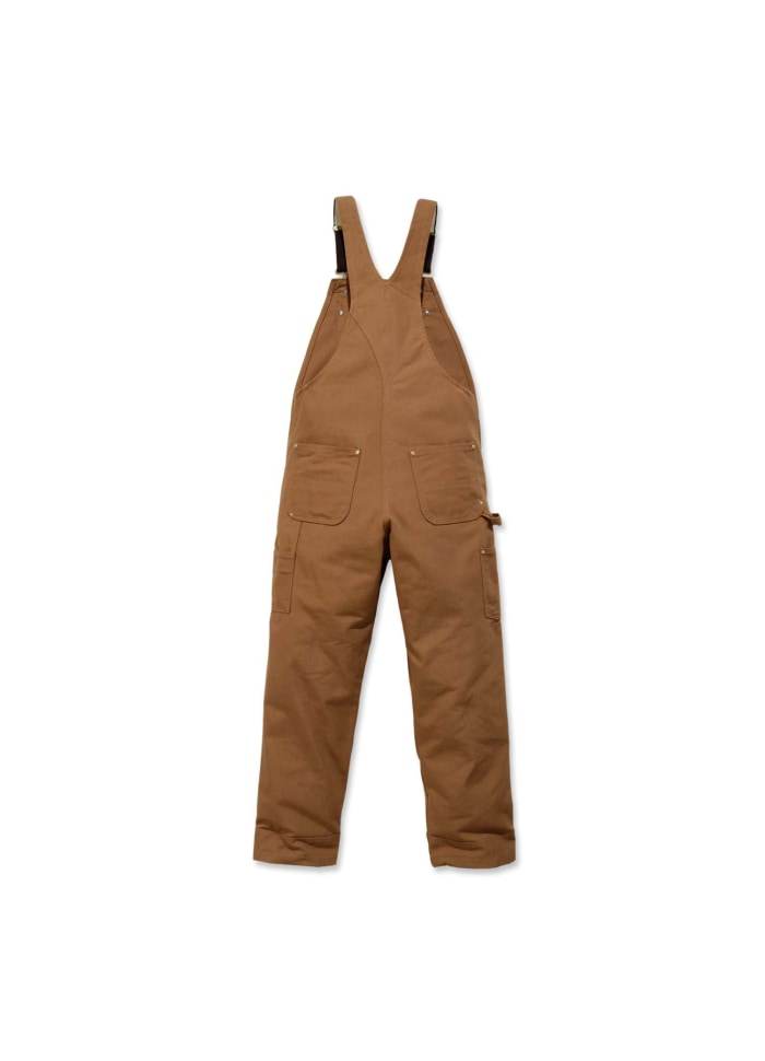 Carhartt Duck Bib Overall Brown - NatureLife