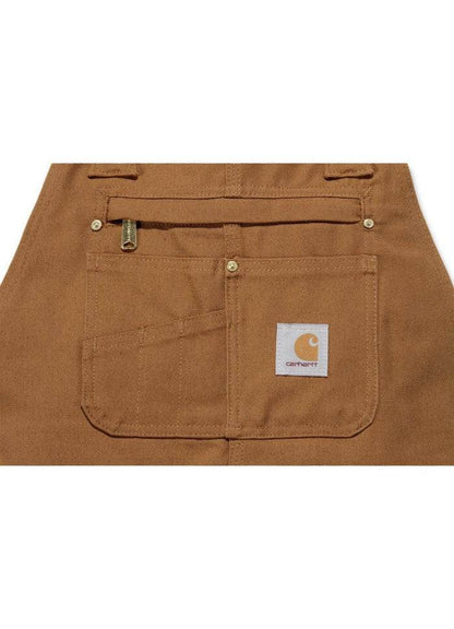 Carhartt Duck Bib Overall Brown - NatureLife
