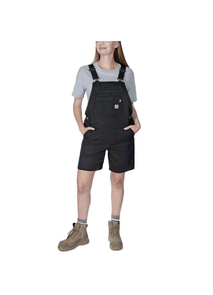 Carhartt Relaxed Fit Canvas Shortall Black - NatureLife