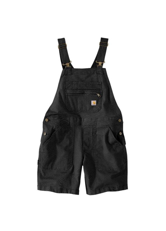 Carhartt Relaxed Fit Canvas Shortall Black - NatureLife