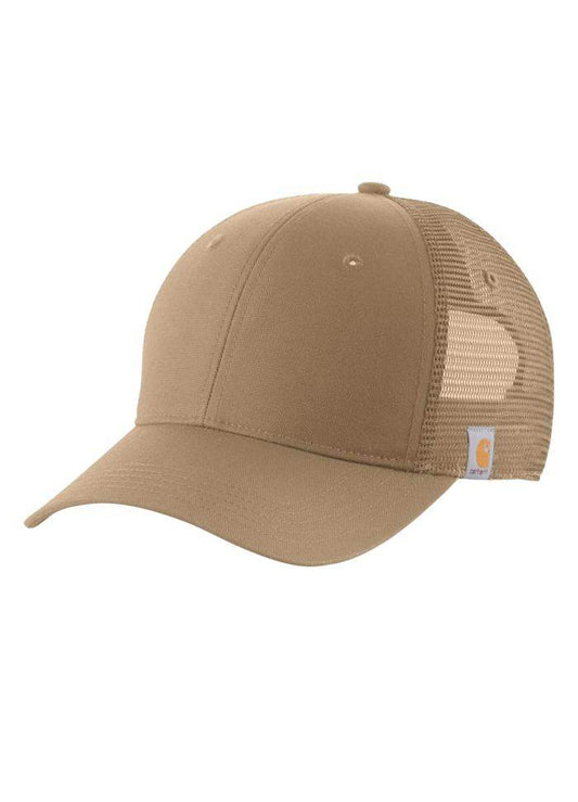 Carhartt Canvas Mesh Back Cap Dark Khaki - NatureLife
